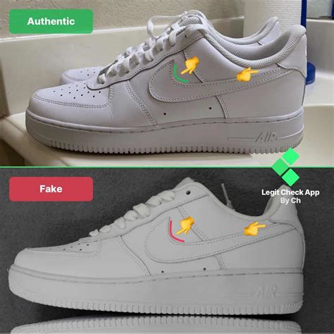 how to tell if nike air force are fake|nike air force 1 logo.